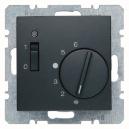 BERKER S.1/B.x Room Temperature Controller with Switch 230 V anthracite matt – 20301606