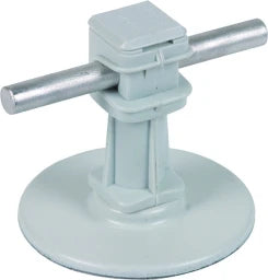 DEHN Dachleitungshalter DEHNsnap H 36mm grau m. Klebepad D 67mm f. Rd 8mm – 297110