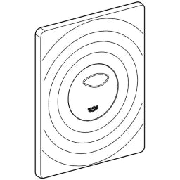 GROHE Grohe Surf cover plate chrome – 38 861 000
