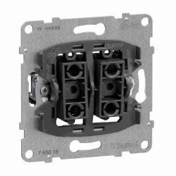LEGRAND SEANO Einsatz Doppeltaster mit 2 Wechsel kontakten 10A Steckklemmen – 765018