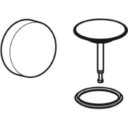 GEBERIT GE Installation Set for Bathtub Drain d52mm, chrome, incl. Gasket d45mm – 245.446.21.1