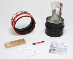 FUNKE Funke BI-Adapter DN200 inkl. VPC-Kuppl. f. Rohr-ID 195-205mm / AD 183-226mm – BIA200