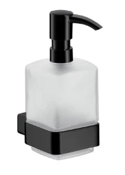 EMCO Emco Passion Soap dispenser with satin crystal glass container, black. – BPPAASESPS
