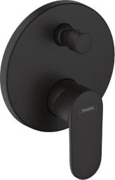 HANSGROHE HG Vernis Blend Concealed Bath Mixer Matt Black Finish Set – 71466670
