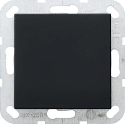 GIRA Blindabdeckung mit Tragring System 55 schwarz matt – 0268005