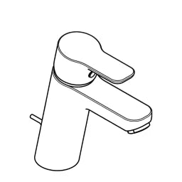 KLUDI Kludi Pure&Easy Basin mixer 100 DN15 – 371900565