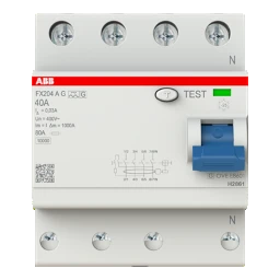 ABB FlexLine Residual Current Device 4-pole Type AG instantaneous 40A 30mA – 2CSF204465R1400