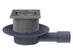 HUTTERER & LECHNER HL90.2 Balk.- u. Terr.abl. DN40/50 waagr m. frosts. GK., 123x123mm/115x115mm – HL90.2