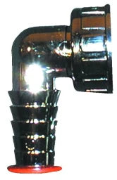 HUTTERER & LECHNER HL19.C Wall connector elbow 1"x3/4", chrome – HL19.C