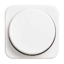 BUSCH-JAEGER Central Plate with Rotary Knob for Dimmer Reflex SI alpine white – 2CKA006599A0237