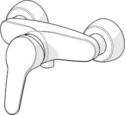 HANSA Hansa Mix Shower Mixer, chrome-plated – 0167 0183