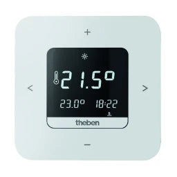 THEBEN Digital-Uhrenthermostat, Wochenprogramm, Netzversion, App-Bedienung möglich – 8120200