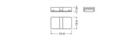 LEDVANCE CONNECTORS FOR RGBW LED STRIPS IP67 GEN 2 CSD P5 P – 4099854359156