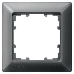 SIEMENS Frame 1-gang DELTA line, carbon metallic – 5TG25516
