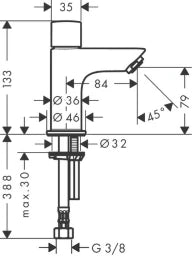 HANSGROHE HG Logis Standventil chrom – 71120000