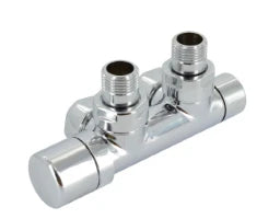 ZEHNDER Zehnder Passion Connection Arm Set Angled, Thermostatic Head Left, White – BPPABHZAASW