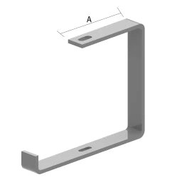 VERGOKAN C-bracket H=180 W=200 0.3 kN electro-galvanized – OBZ180.200