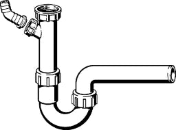 VIEGA Viega Röhrengeruchverschluss 7985.10 in G1 1/2 x 50mm Kunststoff weiss – 102 838