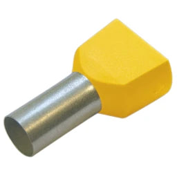 HAUPA Twin-Aderendhülse 6,0/14 gelb – 270797