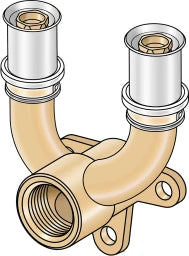 KE KELIT KMW477 ULTRAX-W U-Wall bracket with female thread 20x1/2" – 71454D2D