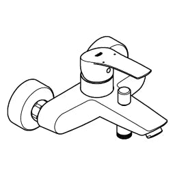 GROHE Grohe EH-Wannenbatt. Eurosmart 33300_3 Wandmontage eigensicher chrom – 33 300 003