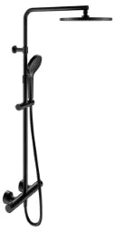 KEUCO Keuco Passion Koll.1 Shower Faucet with Overhead Shower/Exposed, matte black – 53926372321