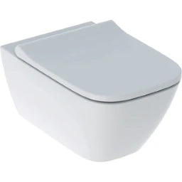 GEBERIT SANITARY Geberit Smyle Square Set WWC deep-flush white Rimfree enclosed overlapping lid soft-close QR – 500.683.00.2