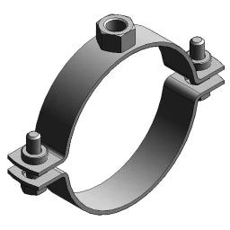 MEFA Pipe Clamp Maxima PSM 30x3, 125 - 129mm M16 w/o Insulation – 008164501