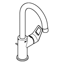 GROHE Grohe EH-Waschtischbatterie BauLoop 23763_1 L-Size chrom – 23 763 001