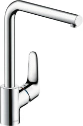 HANSGROHE HG Focus Single-Lever Kitchen Mixer with Swivel Spout, Chrome – 31817000