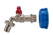 AIRFIT Tankventil bestehend aus Kugelhahn und Überwurfmutter – 50650TS