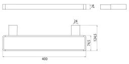 EMCO Emco Passion Rail System 40cm, chrome – BPPAASERS40