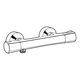 KLUDI Kludi Zenta Thermostat Brausearmatur chrom – 351000538