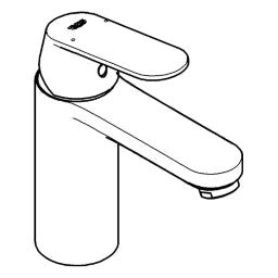GROHE Grohe Cosmopolitan WT-Armatur mit hohem Auslauf, glatter Körper – 23 327 000