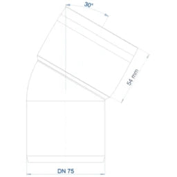 POLOPLAST PO Bogen POLO-KAL 3S DN 75/30Grad – 102521