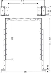 HANSGROHE HG sBox Montagewinkel f. Montageplatte, Fliesenrandmontage – 28021000