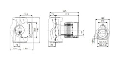 GRUNDFOS Grundfos Flanschpumpe MAGNA3 65-80 F 340 1x230V PN6/10 Nr.97924296 – 97924296