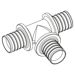 REHAU REHAU T-Stück RAUTITAN RX+ stabil 50 - 50 - 50 – 14600131001