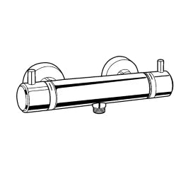 KLUDI Kludi Bozz Thermostat-Brausearmatur chrom – 352030538