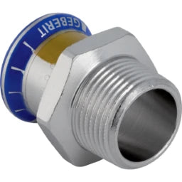 GEBERIT GE Mapress Stainless Steel Gas Transition d15mm x R1/2 – 34066