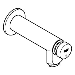 GROHE Grohe Euroeco CS Self-Closing Wall Valve Single-Hole Installation Chrome – 36 266 000