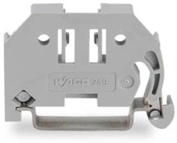 WAGO Screwless End Stop 6 mm wide, gray – 249-116