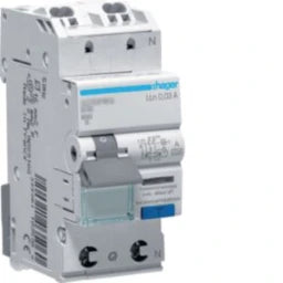 HAGER RCBO 1P+N 6kA C-16A 30mA Type A QC – ADS966D