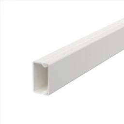 OBO Wall and ceiling trunking with base perforation 1.5x30x2000 Polyvinyl chloride pure white RAL – 6191010