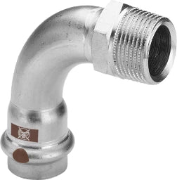 VIEGA Viega Bogen 90 Grad mit SC Temponox 1714 in 42mmxR11/2 Stahl nichtrostend – 812 461