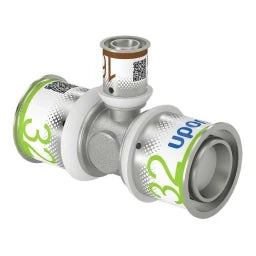 UPONOR Uponor S-Press PLUS T-Stück reduziert 32-16-32 – 1070580