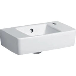 GEBERIT SANITARY Geberit Renova Plan Hand Basin 40x25cm white with tap hole with overflow – 272140000