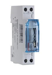 LEGRAND MicroRex QT11, analoge Tageszeitschaltuh r mit Gangreserve, 230V 50Hz,1Kanal,1TE – 412790