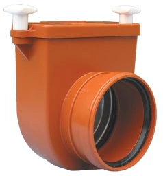 HUTTERER & LECHNER HL715.0 Flap Valve DN160 with Stainless Steel Flap and Socket for Plastic Pipes – HL715.0