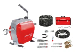 ROTHENBERGER R600 Pipe Cleaning Machine, 230V, including spiral and tool set – 19173